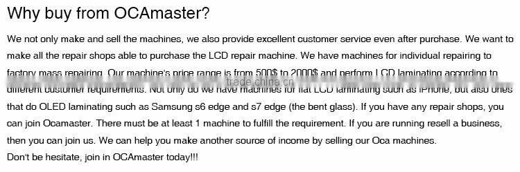 Touch Screen Repair Parts LCD Front Glass LCD Bezel Frame for iPhone6 OCAmaster