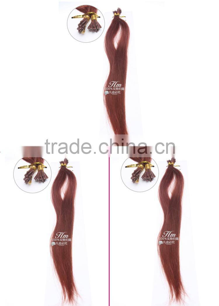 European style fashion ombre i tip hair extension for cheap