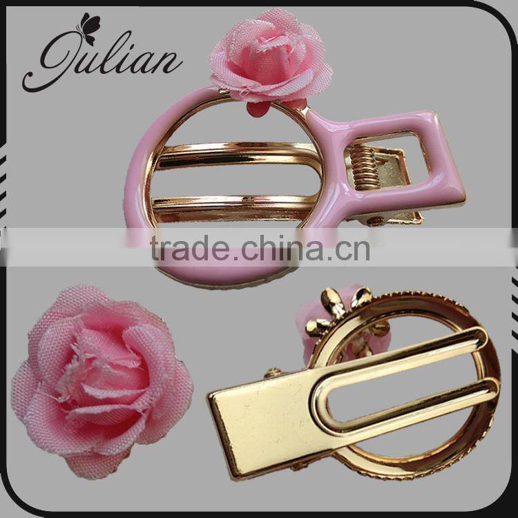 Ruffled Dahlia Flower Floral Girl Hair Clips Grips Bridesmaid Prom Festival FHDCC0001-5