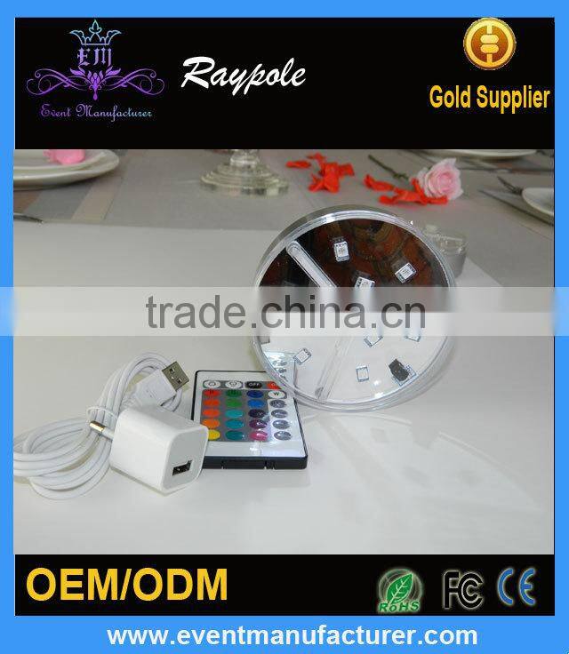 Decorative Lighting LED Light Base For Wedding Table Centerpieces