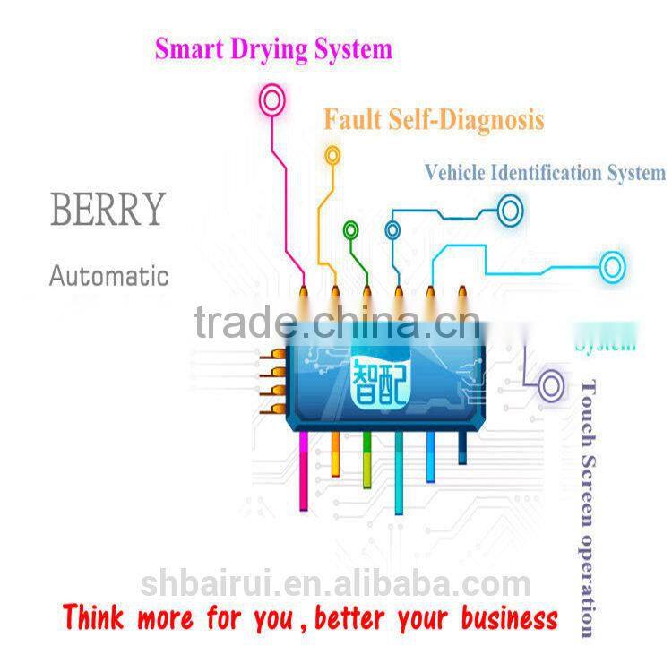 automatic car wash machine with 5 brushes washing equipment system