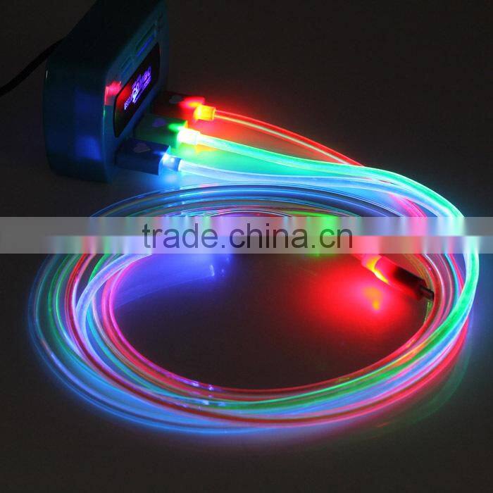 For Samsung and Other Smart Phone High Quality Illuminate Light Sync & Charging USB Data Cable