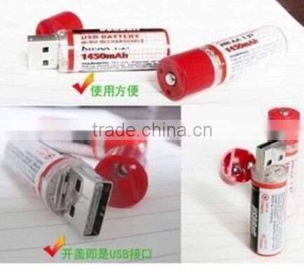 Good selling usb rechargeable battery , AA rechargeable battery , usb battery