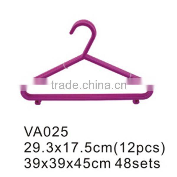 VA028 bedroom suits household cloth hanger plastic laundry garment hanger