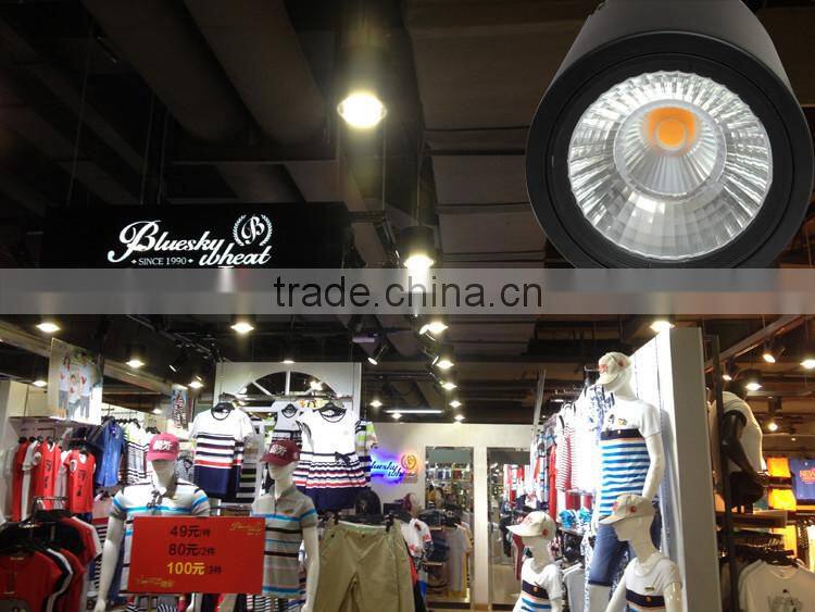 housing white surface mounted COB led downlight 25w