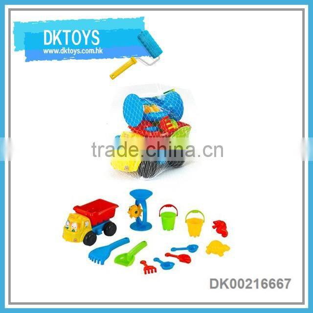 Hot Sale New 15 pcs Summer Sand Beach Toys Car Tools Mould Kettle Fun Outdoor Play Item Kid Toys