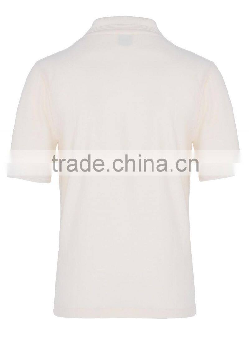 Plain Breathable Men's Business Uniform Pique Polo Shirt Wholesale