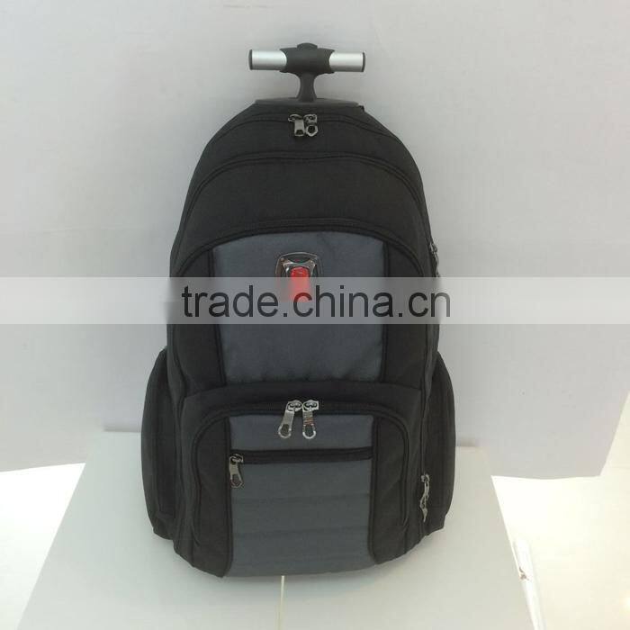 Trolley Backpack For Travel 1680D Trolley Laptop Backpack