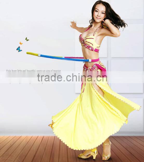 2015 the newest type PVC elastic hoola hoop/ elastic hula hoop with high quality