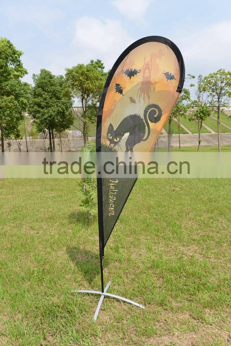 Cheap Custom Knitted Teardrop Banner