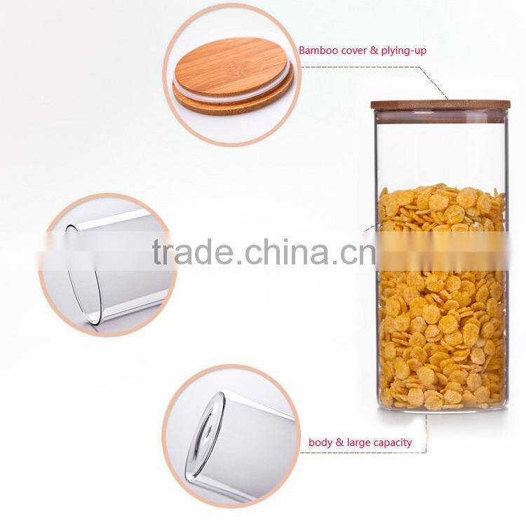 cheap glass honey jars wholesale glass food storage with food for glass storage container