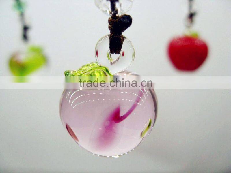 Custom Coloured glaze pendant / Azure stone pendant