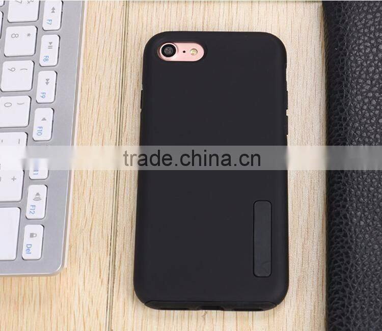 full covered pc+tpu case for iphone 7/7 plus 2 in 1 case for iphone 7 shock proof promotion case