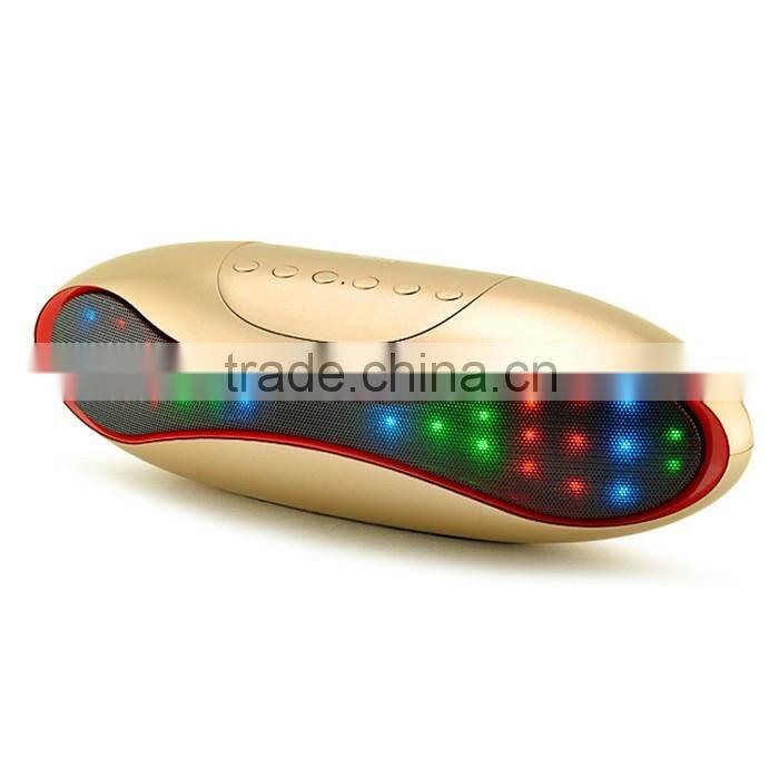 Mini Rugby bluetooth speaker with led light led bluetooth mini speakers party speakers