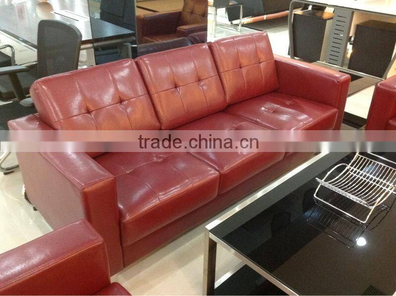 strainless steel office sofa set leisure sofa 807