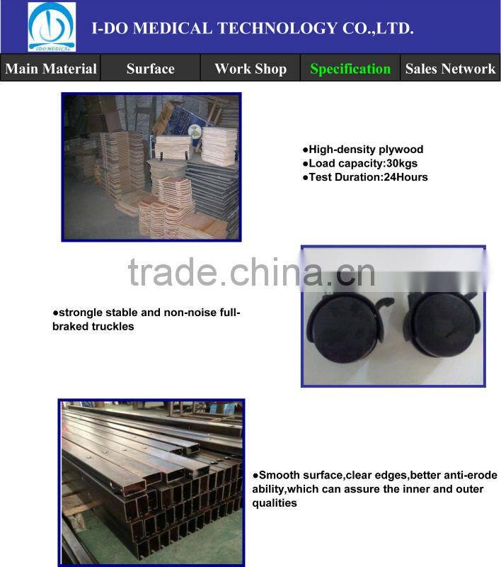 Height Adjustable Hospital Over Bed Table