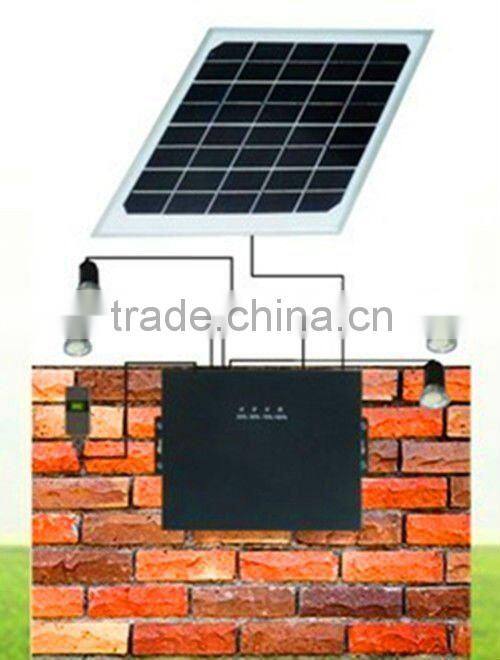 rechargeable 8W solar home light charging mobile phone and used as a torch and emergency lighting solar lighting kit