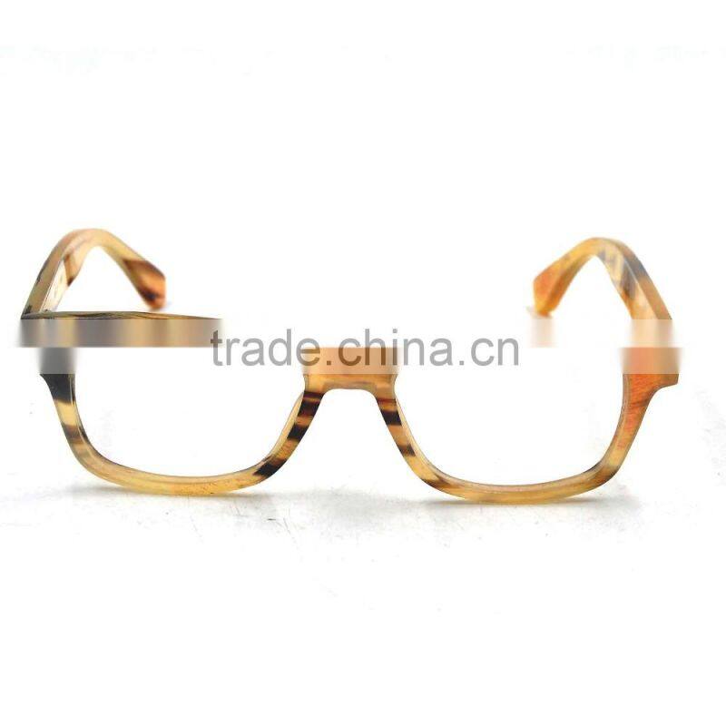 india imported ox horn eyeglasses spring hinge buffalo horn eyeglass