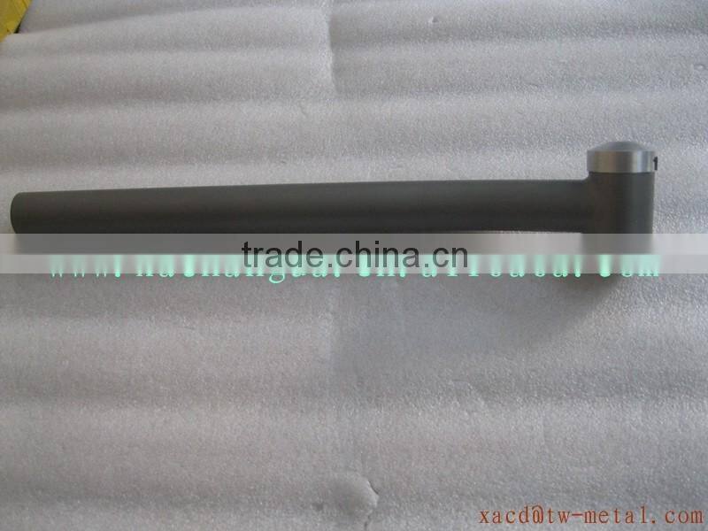 "Egg" shape titanium bike seat post customized "egg"shape titanium seat post with sand blast finshed XACD Ti seat post with420mm