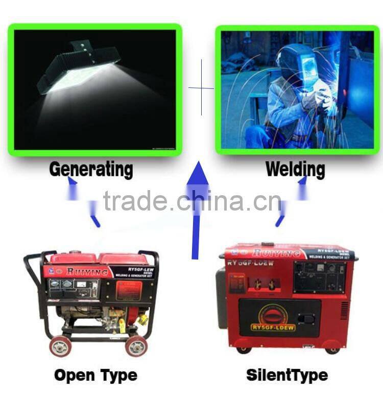generating welding set powered by diesel 6KVA