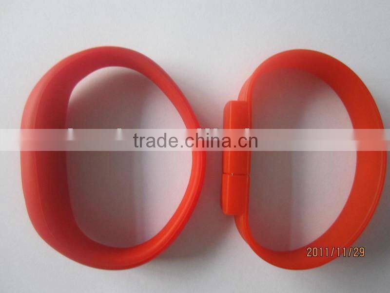 2015 colorful wristband bracelet usb/new metal bracelet usb flash drive