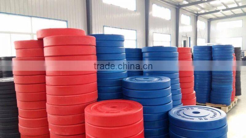 crossfit colorful rubber bumper Plates