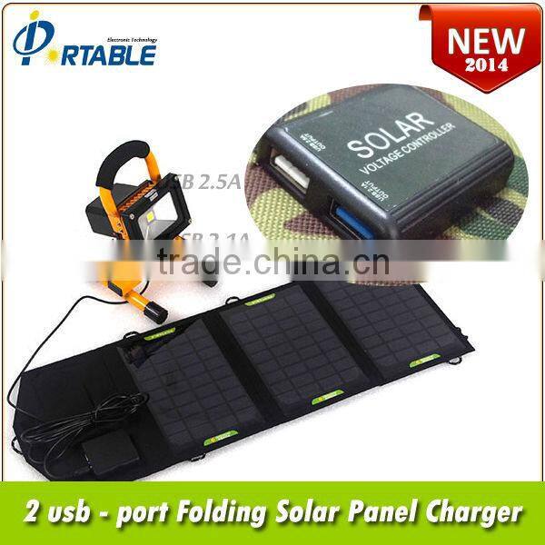 High Quality 10.5W High Quality Foldable Solar Bag for Mobile and outdoors use