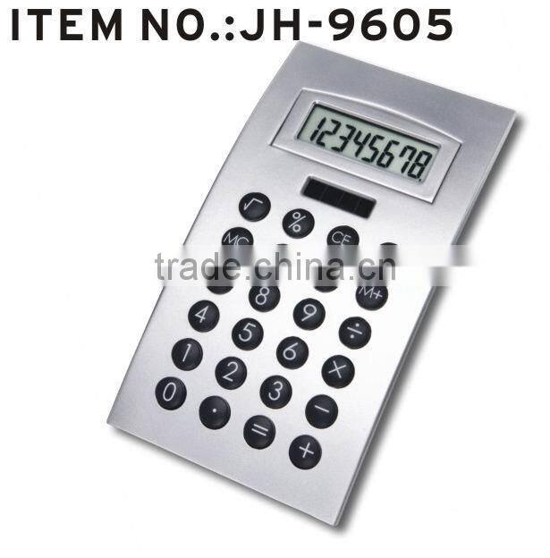 New design two way solar&battery power desktop electronic calculator