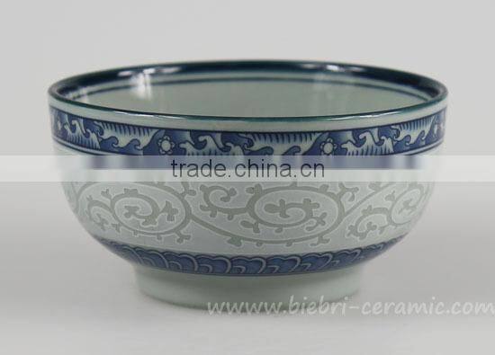 Plain White Cheap Elegant Design Custom Decal Logo Printed Ceramic Porcelain Pasta Salad Dessert Dinner Food Fruit Service Bowls