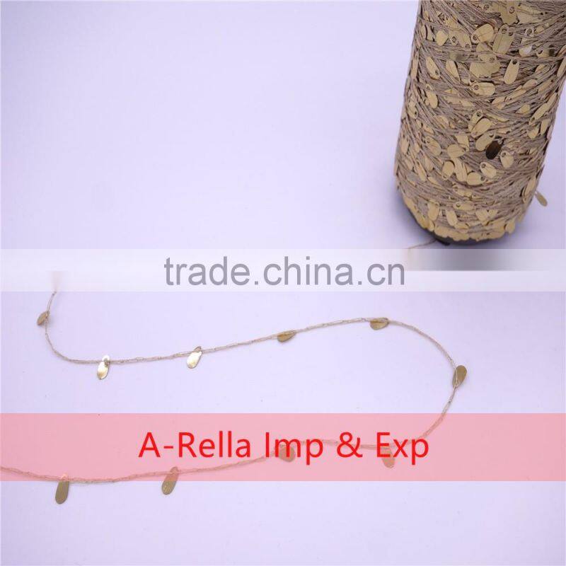 Fancy yarn in 100% polyester yarn