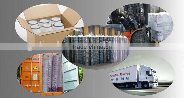 20L flower lug lid tin bucket for paint