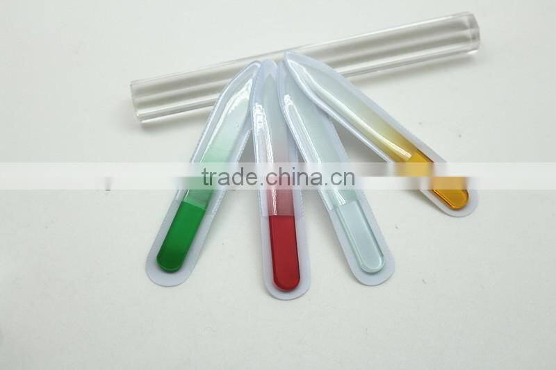 Hot sale Custom Logo Glass File/Crystal Nail Art File Manicure Tool Kit