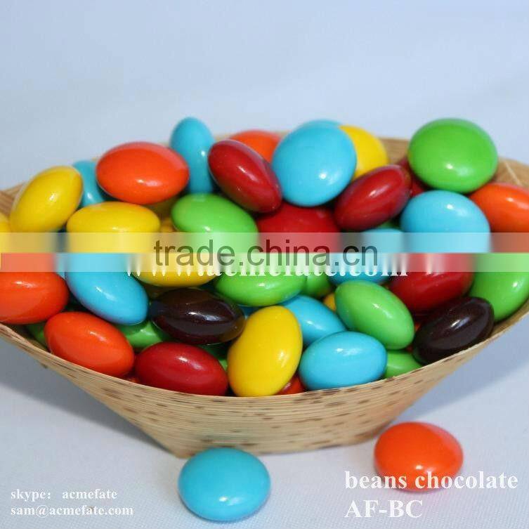 HACCP&ISO top quality colorful sweet chocolate food button confectionery in Korean