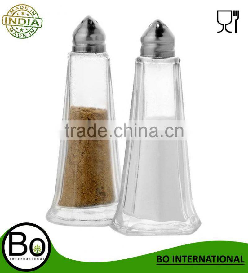 Stainless Steel Salt & Pepper Shaker 3x3x6 cm