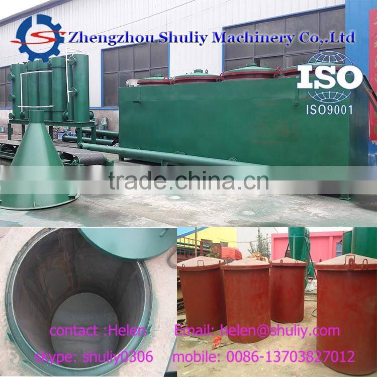 Energy saving gas flow high out 1.5kw wood log charcoal making equipment for sale 008613703827012