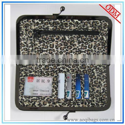 Leopard Ladies' Lather Wallet Purse New Design WT011