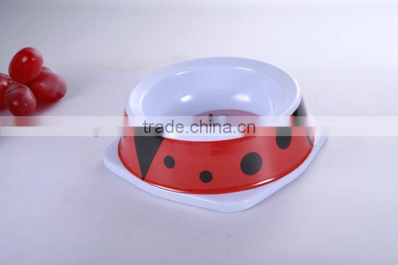 Factory wholesale custom cheap melamine pet bowl,single dog feeder