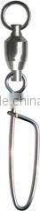 Fishing accessory Ball bearing swivel with coastlock snap
