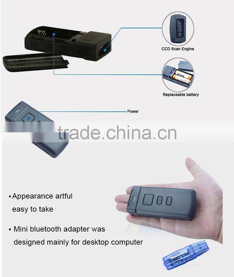 PT20 Bluetooth Auto Bar Code Scanner / Mini Usb Barcode Scanner