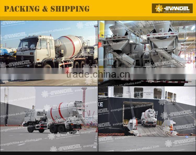 howo chassis 8cbm mixer truck for sale with discount price