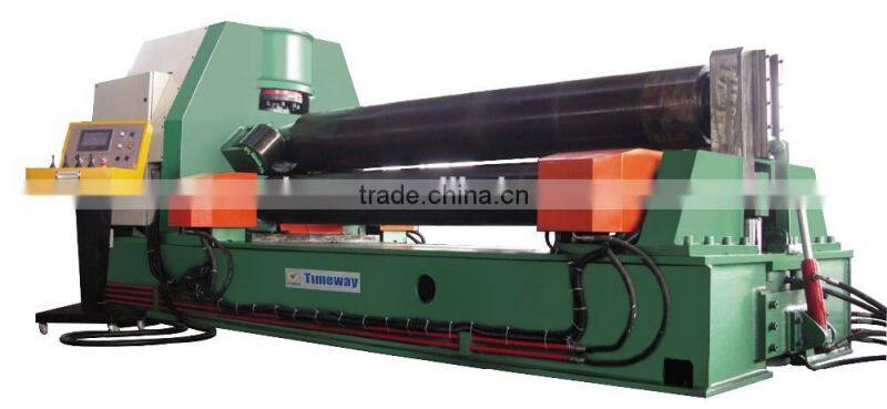 PLC Control Hydraulic Horizontal Down-Adjusting Plate Rolling Machine