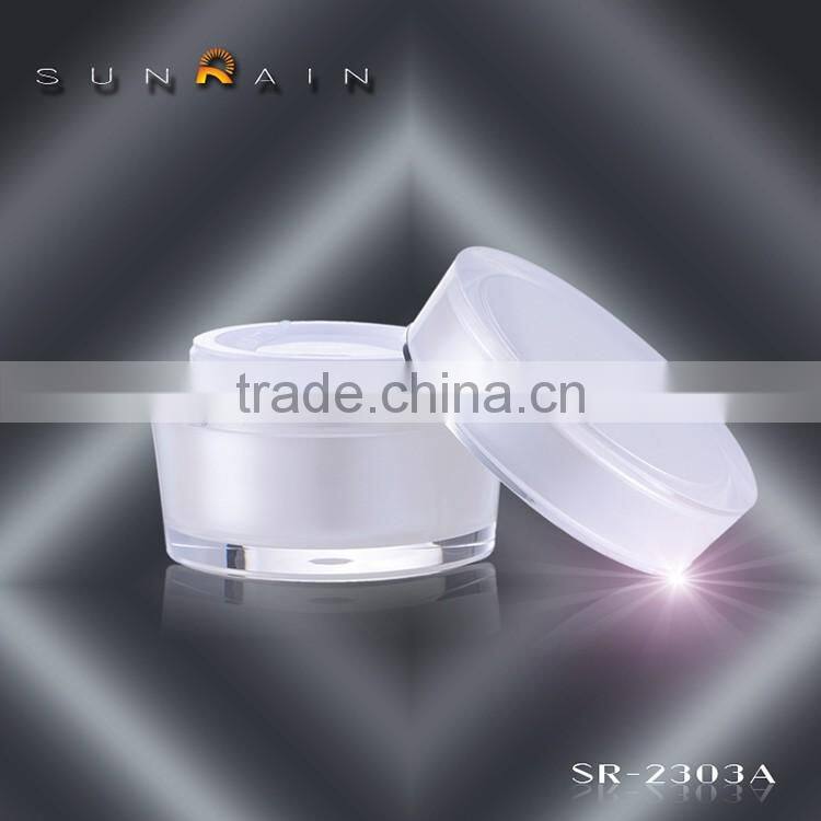 Professional color customized PMMA acrylic jar cosmetic