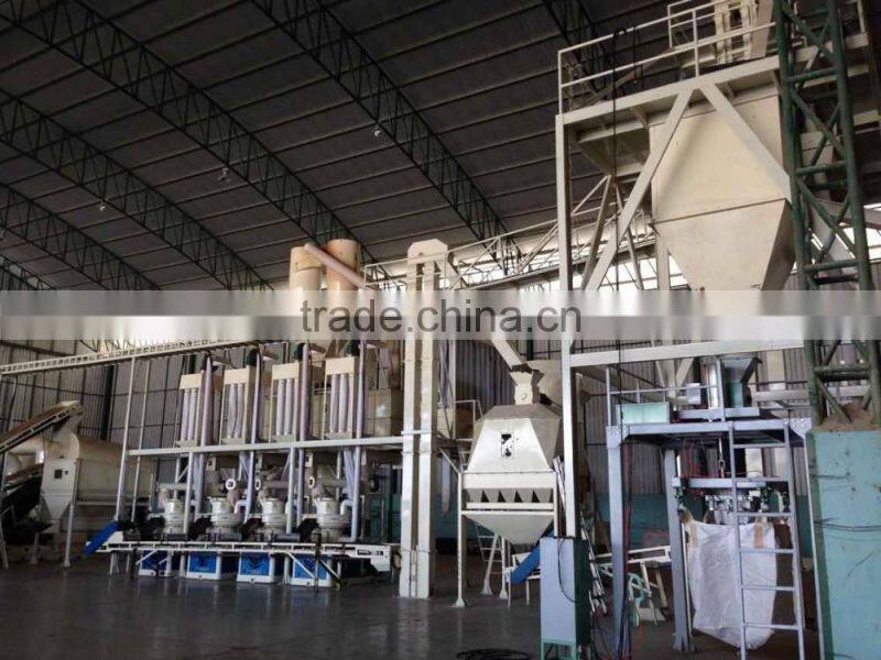 Industrial wood pellet packing machine