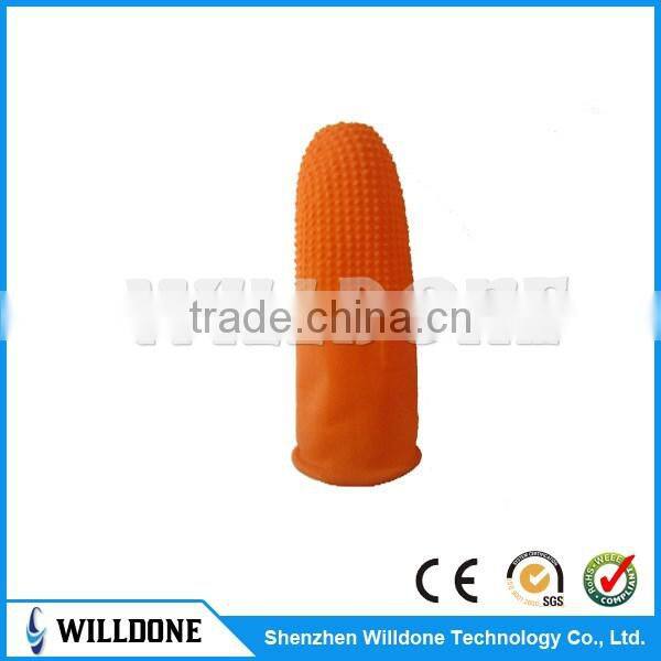 High Quality Orange Anti-slip Finger Cots