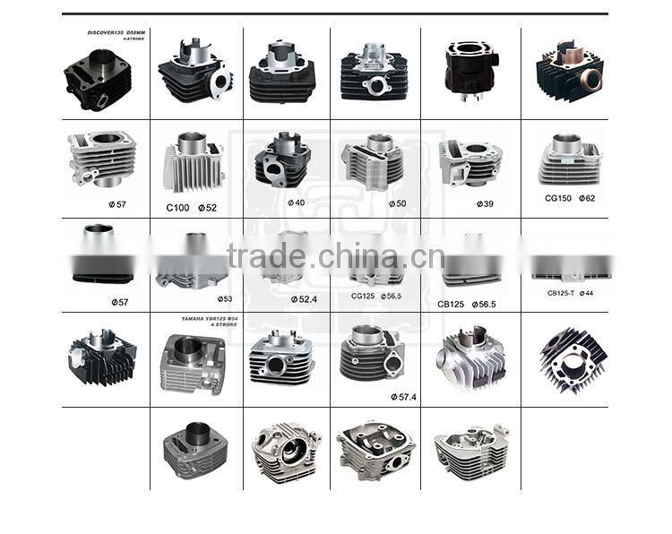 CG125 bajaj pulsar 150 motorcycle cylinder kit/cylinder head gasket/cylinder head machine/air compressor cylinder head