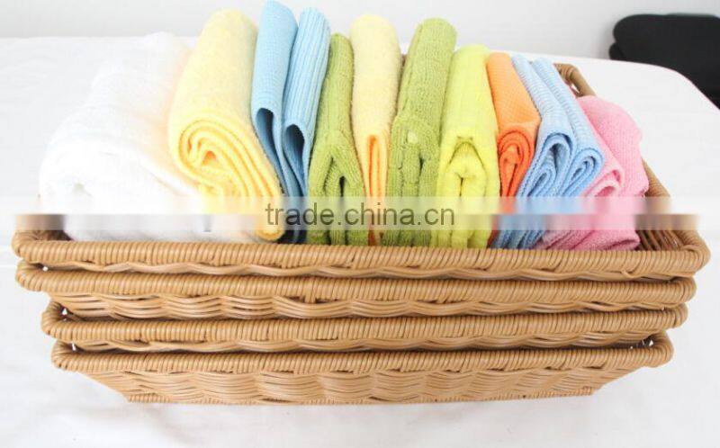 wholesale Washable supermarket plastic storage basket for fruit and vegetable