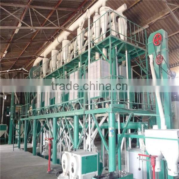 30tpd., 50tpd, 100tpd low noise wheat flour mill for fine wheat flour