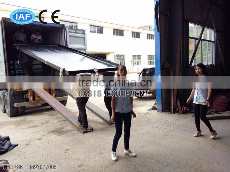 Tungsten Ore Concentration Machinery/ shaker table with separator gold