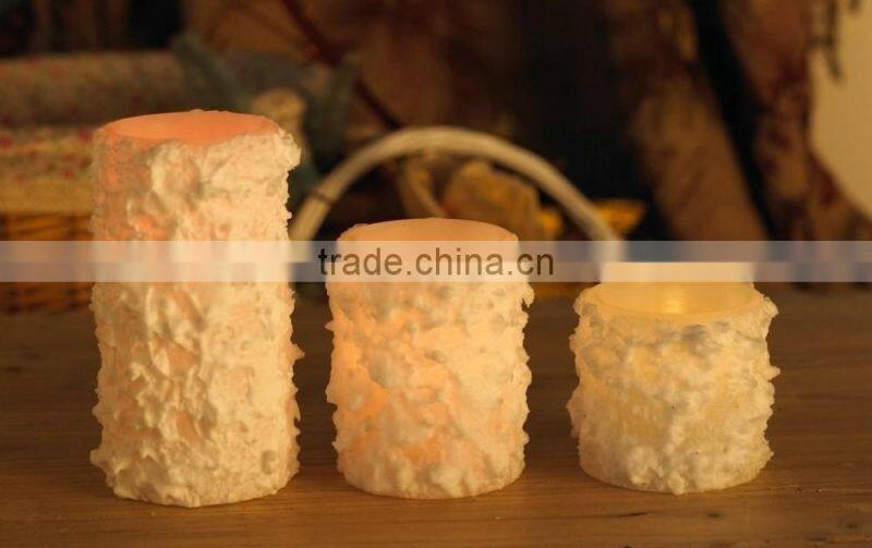 LED flameless candle for Christmas decoration Christmas candle led christmas wax candle