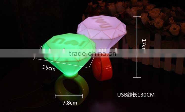 led night light diamond light for bar nice design night light ring light